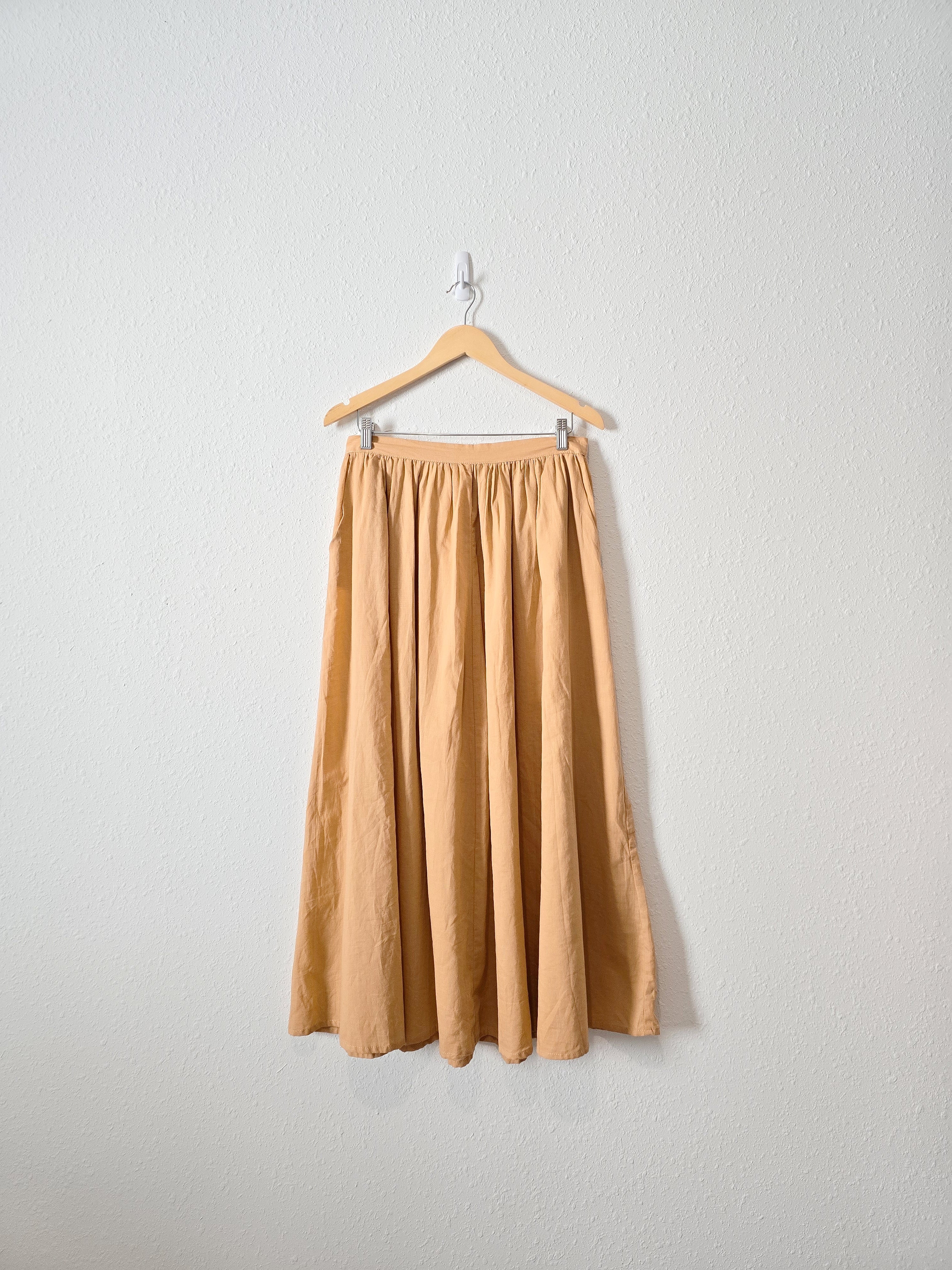 Kara Thoms Cotton Midi Skirt (L)