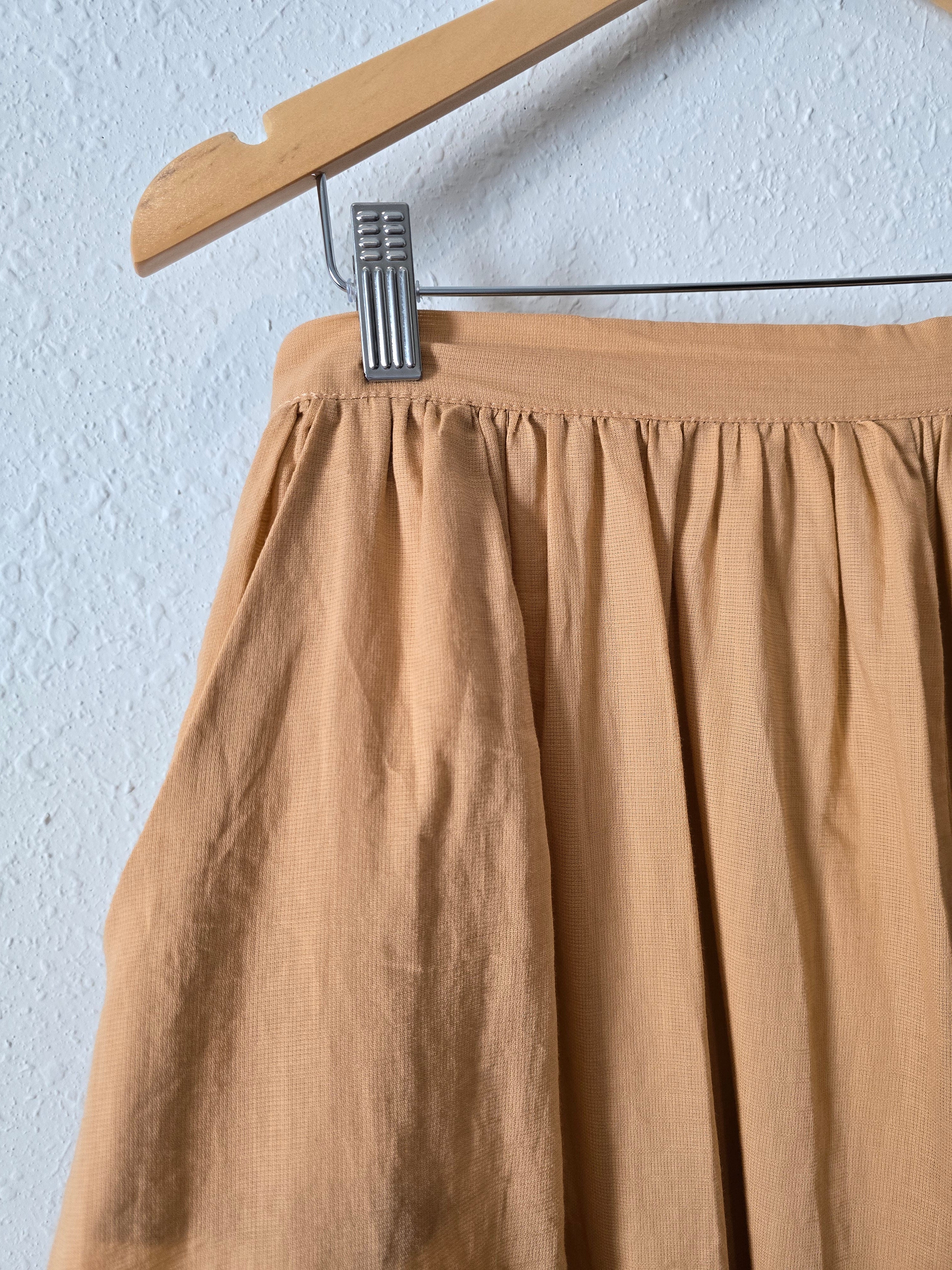 Kara Thoms Cotton Midi Skirt (L)