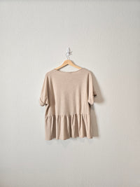 Entro Knit Babydoll Top (M)