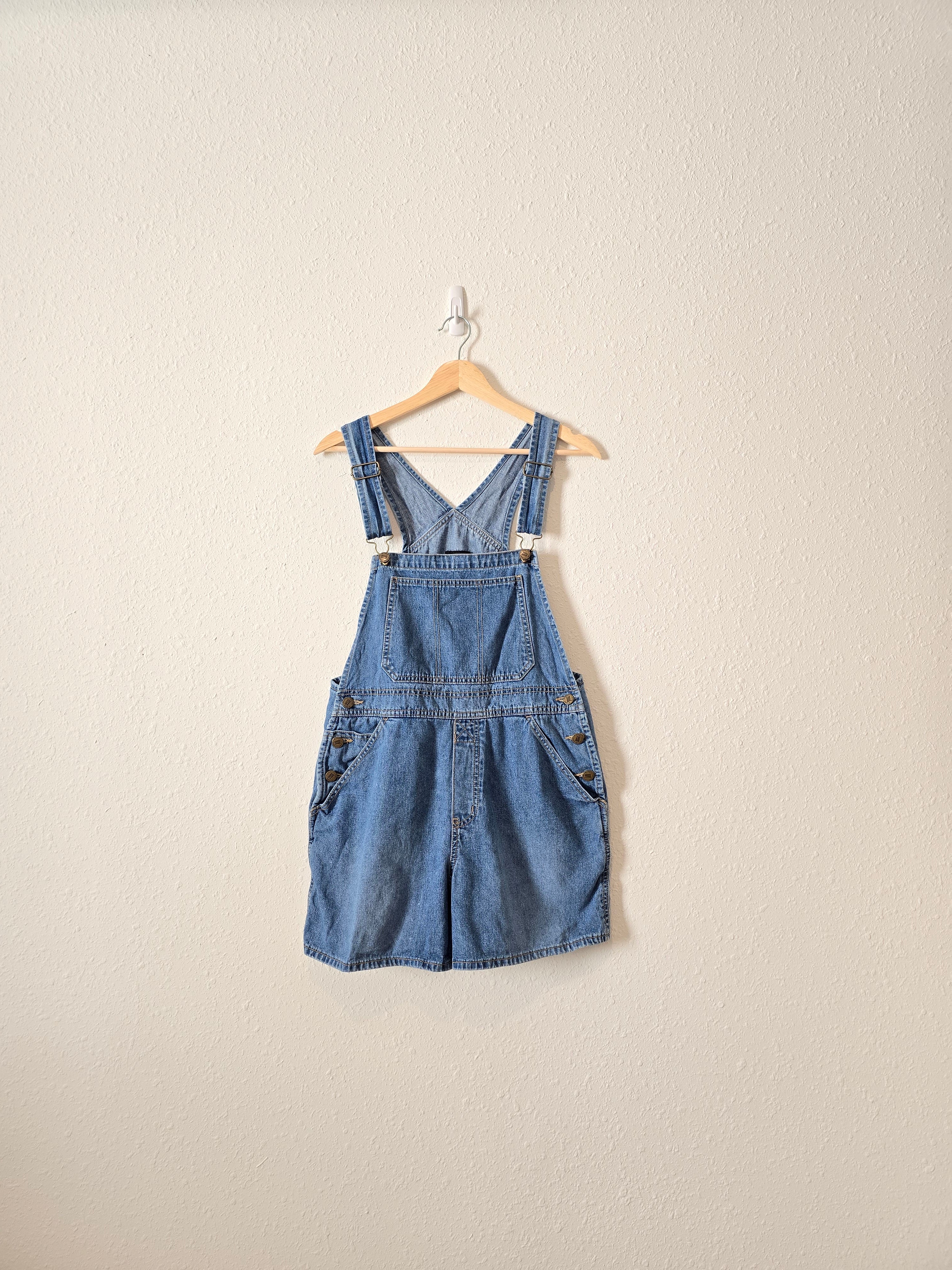 Vintage Denim Shortalls (M)