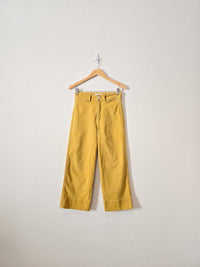 Loft Mustard Wide Leg Pants (24P)