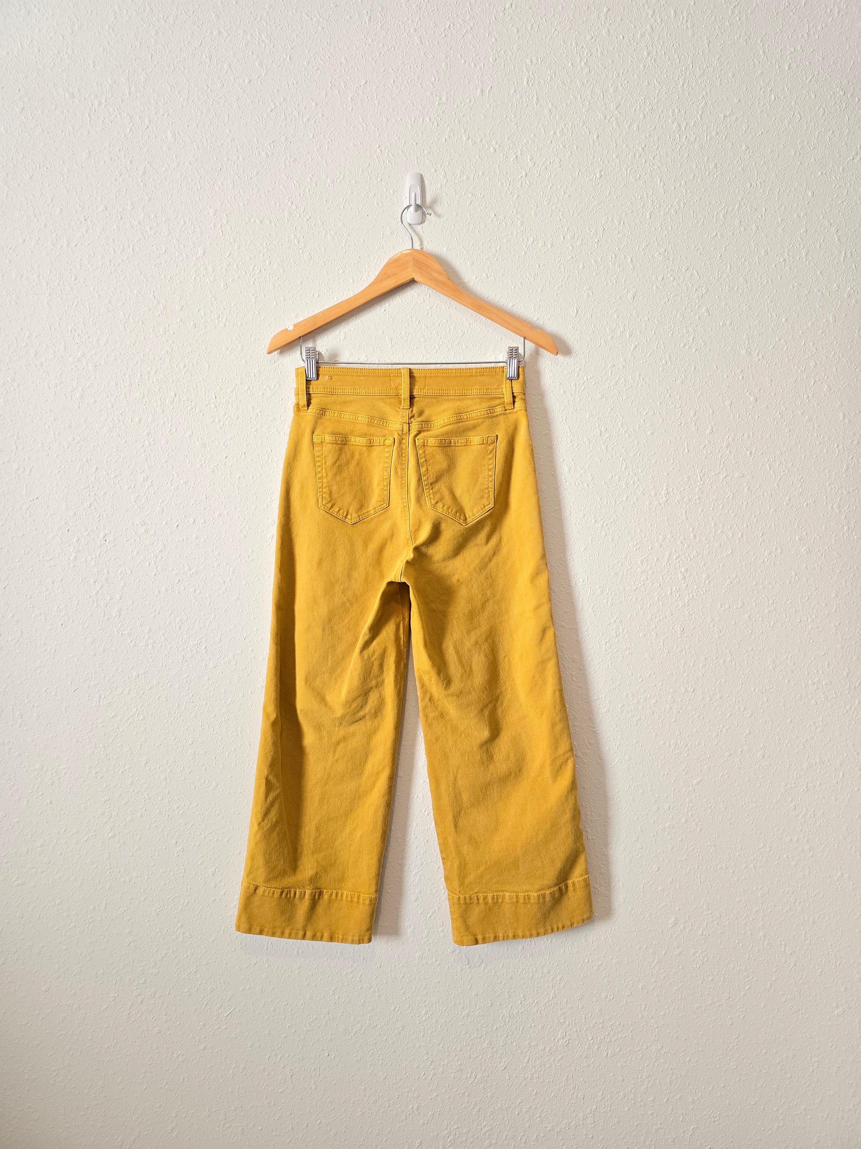 Loft Mustard Wide Leg Pants (24P)