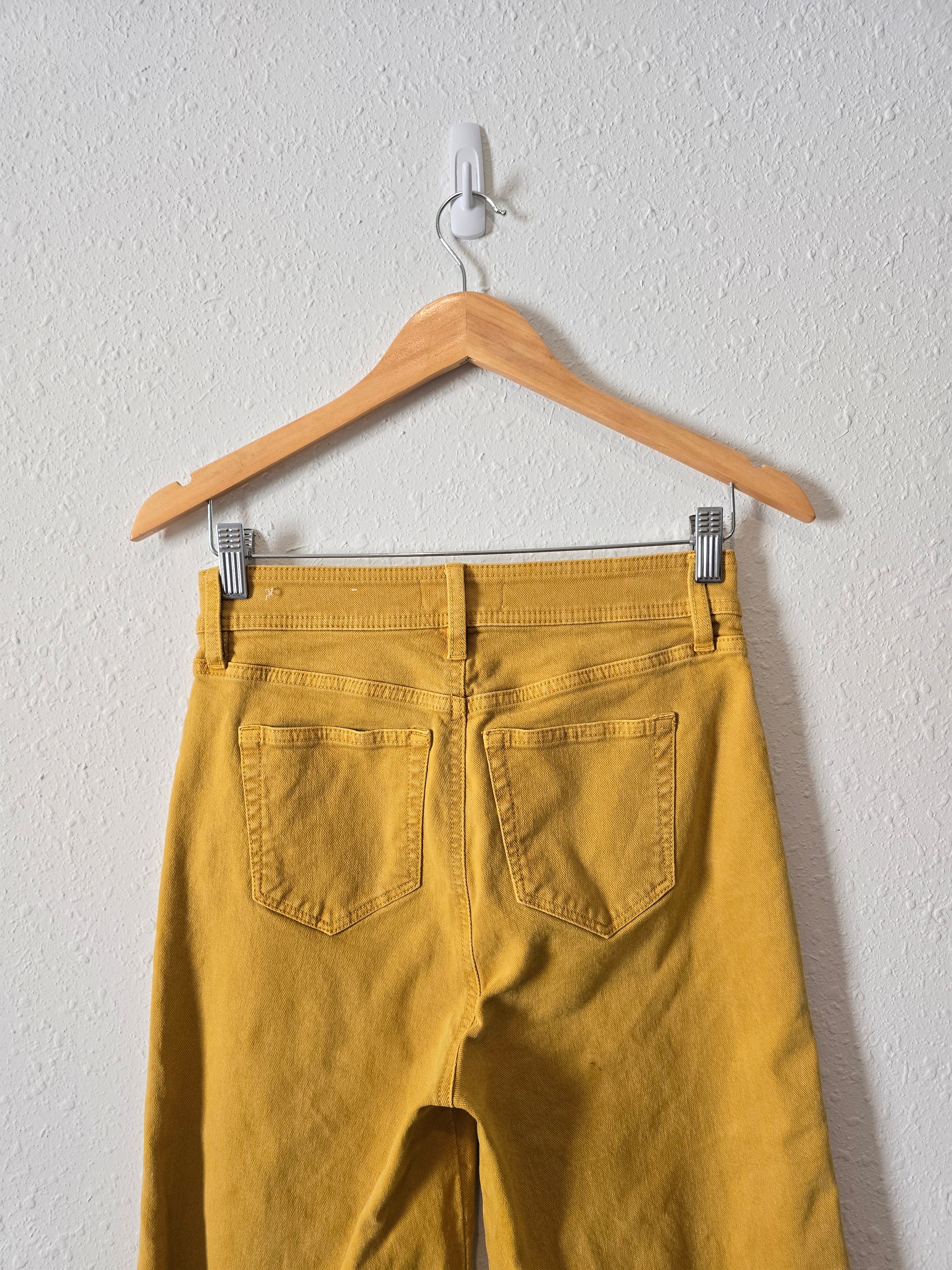 Loft Mustard Wide Leg Pants (24P)