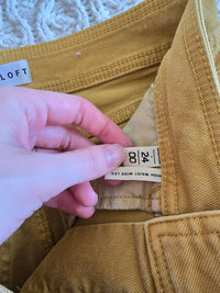 Loft Mustard Wide Leg Pants (24P)