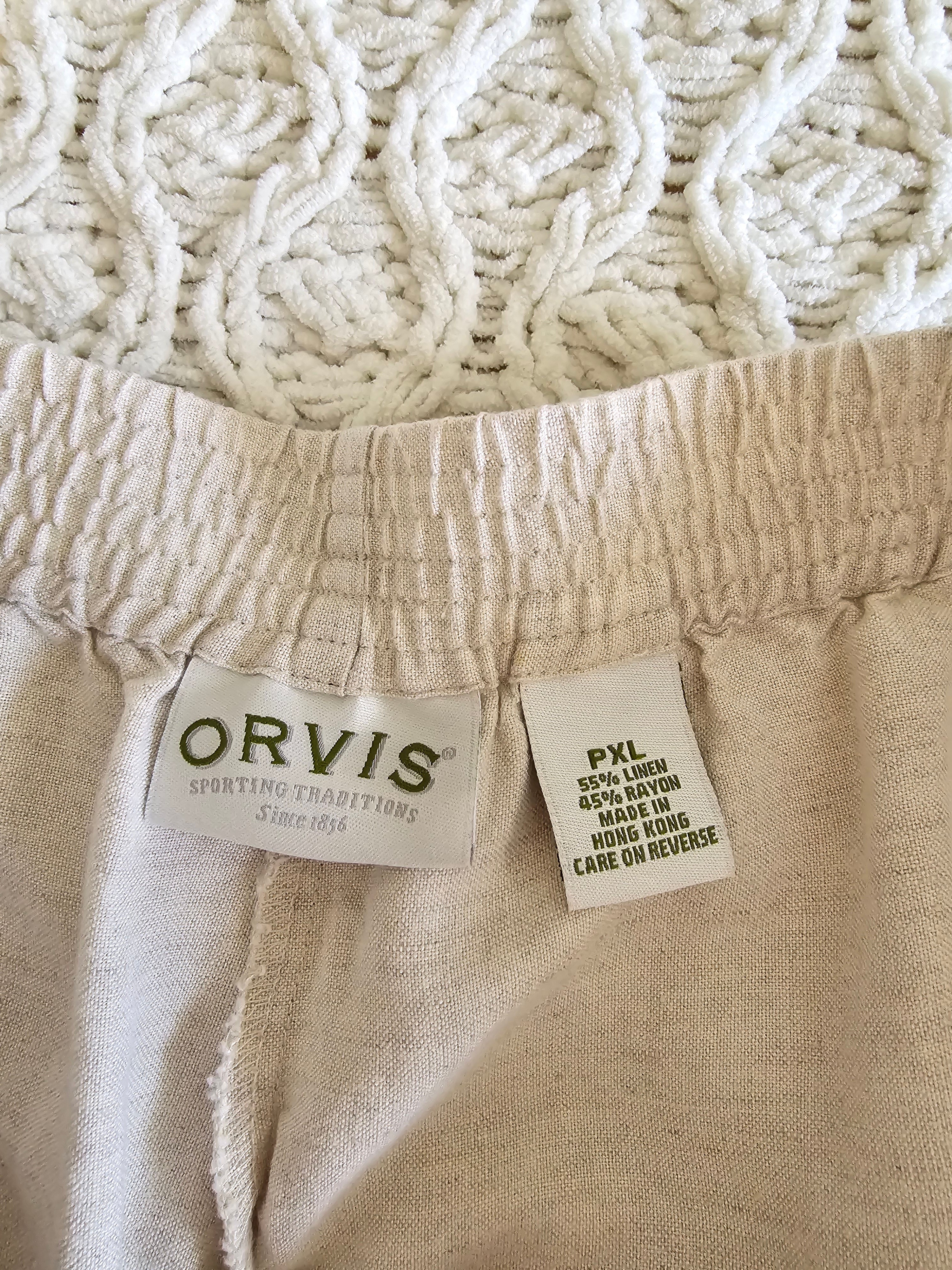 Orvis Linen Blend Straight Pant (XLP)