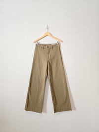 Gap Olive Wide Leg Pants (4)