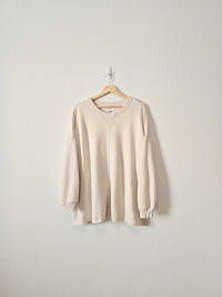 Aerie Oat Oversized Sweatshirt (M)