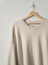 Aerie Oat Oversized Sweatshirt (M)