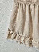 Aerie Ruffle Linen Blend Shorts (M)