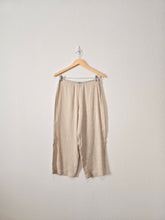 Load image into Gallery viewer, Vintage Oat Linen Crop Pants (2/4P)
