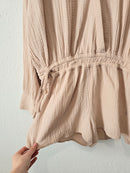 Cotton Gauze Relaxed Romper (M)