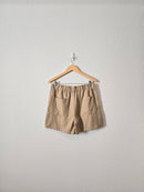 NEW Linen Blend Easy Shorts (M)