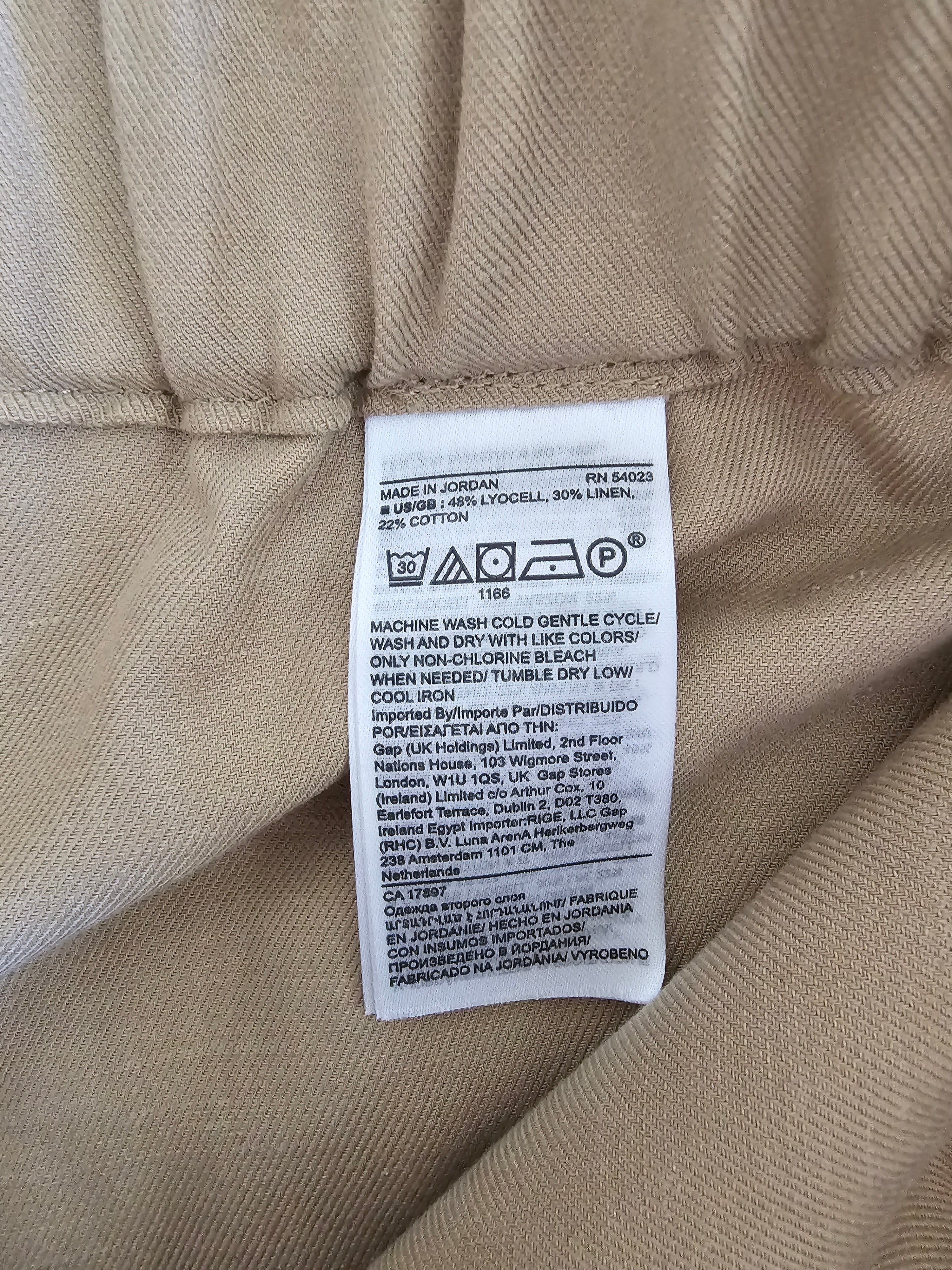 NEW Linen Blend Easy Shorts (M)