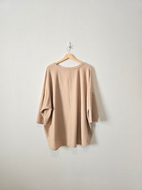 Neutral Ribbed Top (3X)