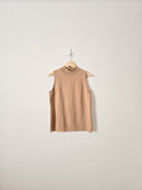 Brown Mock Neck Tank (M)