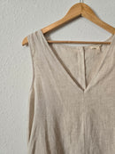 Grade & Gather Linen Romper (S)