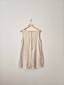 Grade & Gather Linen Romper (S)