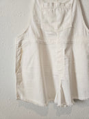 NEW Aerie White Shortalls (XXL)