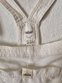 NEW Aerie White Shortalls (XXL)