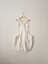 NEW Aerie White Shortalls (XXL)