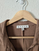 Brown Relaxed Button Up (S)