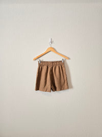 NEW Chocolate Linen Shorts (XS)