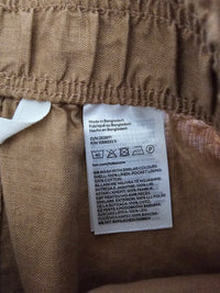 NEW Chocolate Linen Shorts (XS)