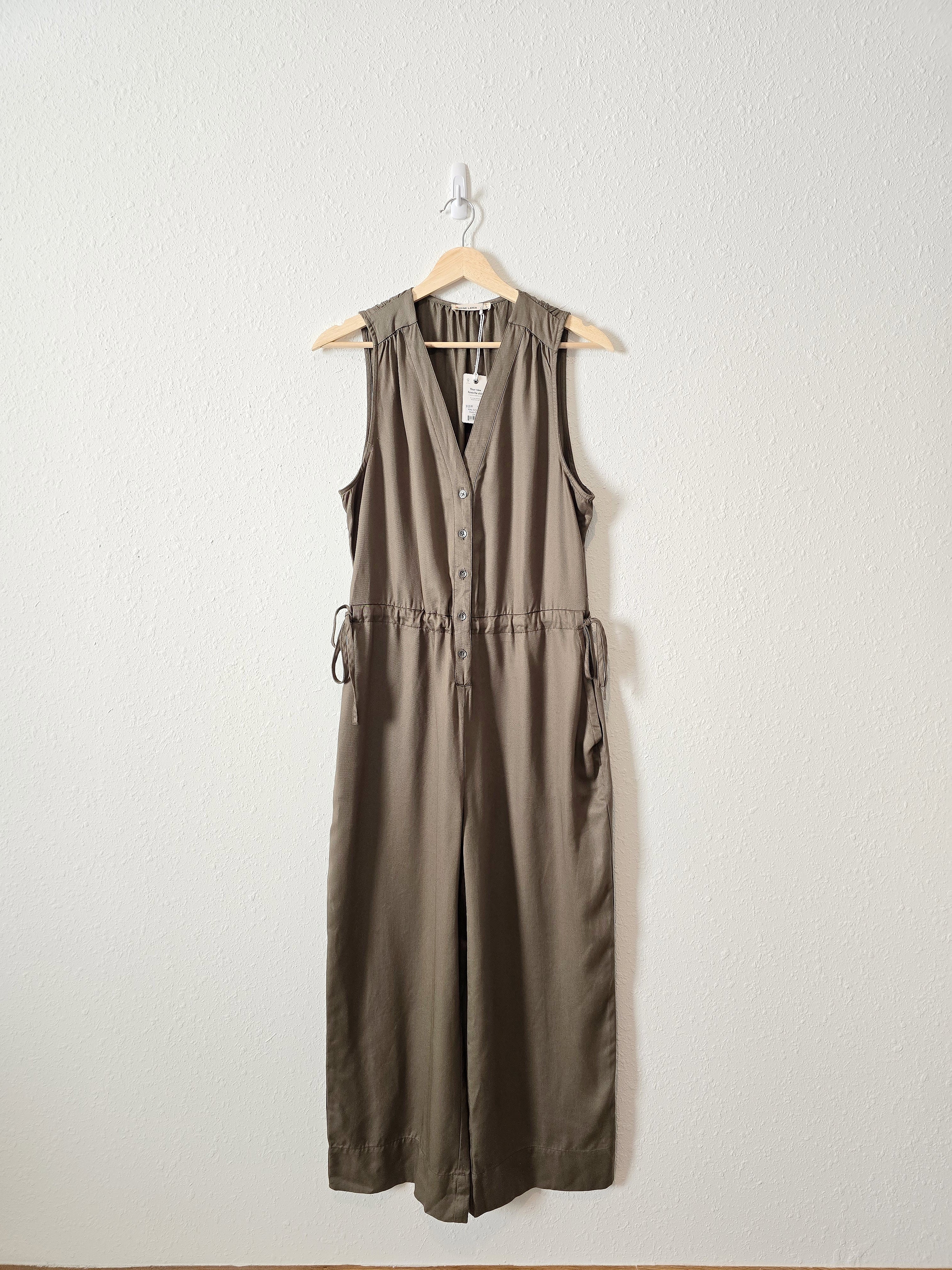 NEW Marine Layer Dusty Olive Jumpsuit (L)