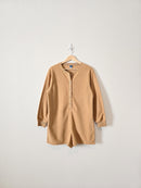 NEW Camel Fleece Romper (S)