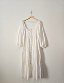 Billabong White Maxi Dress (M)