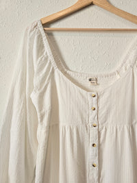 Billabong White Maxi Dress (M)