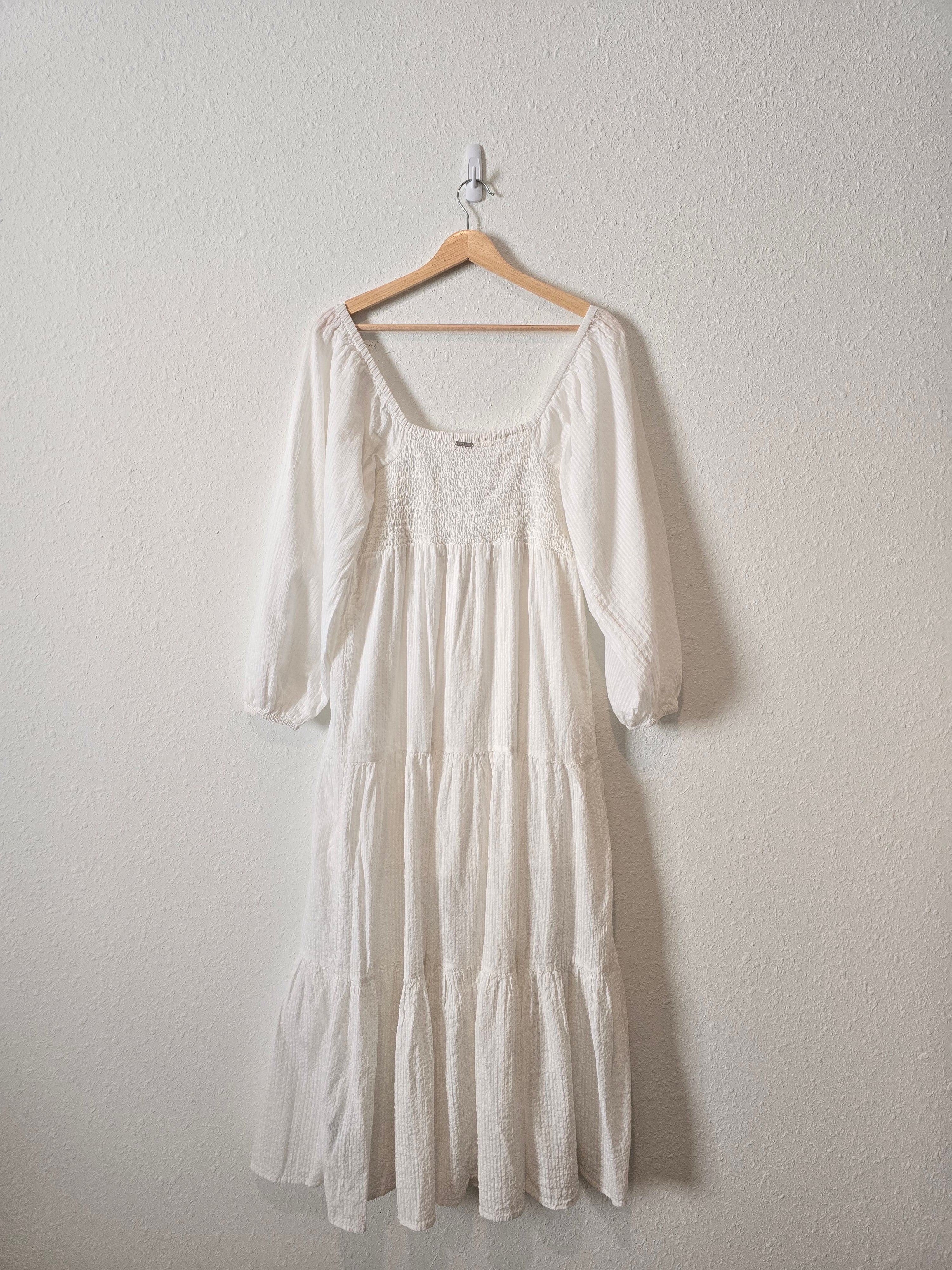 Billabong White Maxi Dress (M)