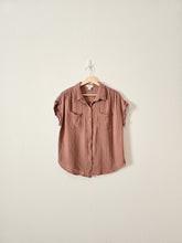Load image into Gallery viewer, Cotton Gauze Button Up (L)
