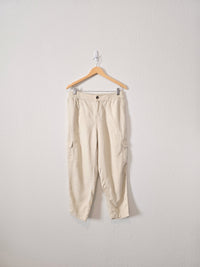 Wonderly Cream Cargo Pants (MP)