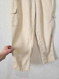 Wonderly Cream Cargo Pants (MP)