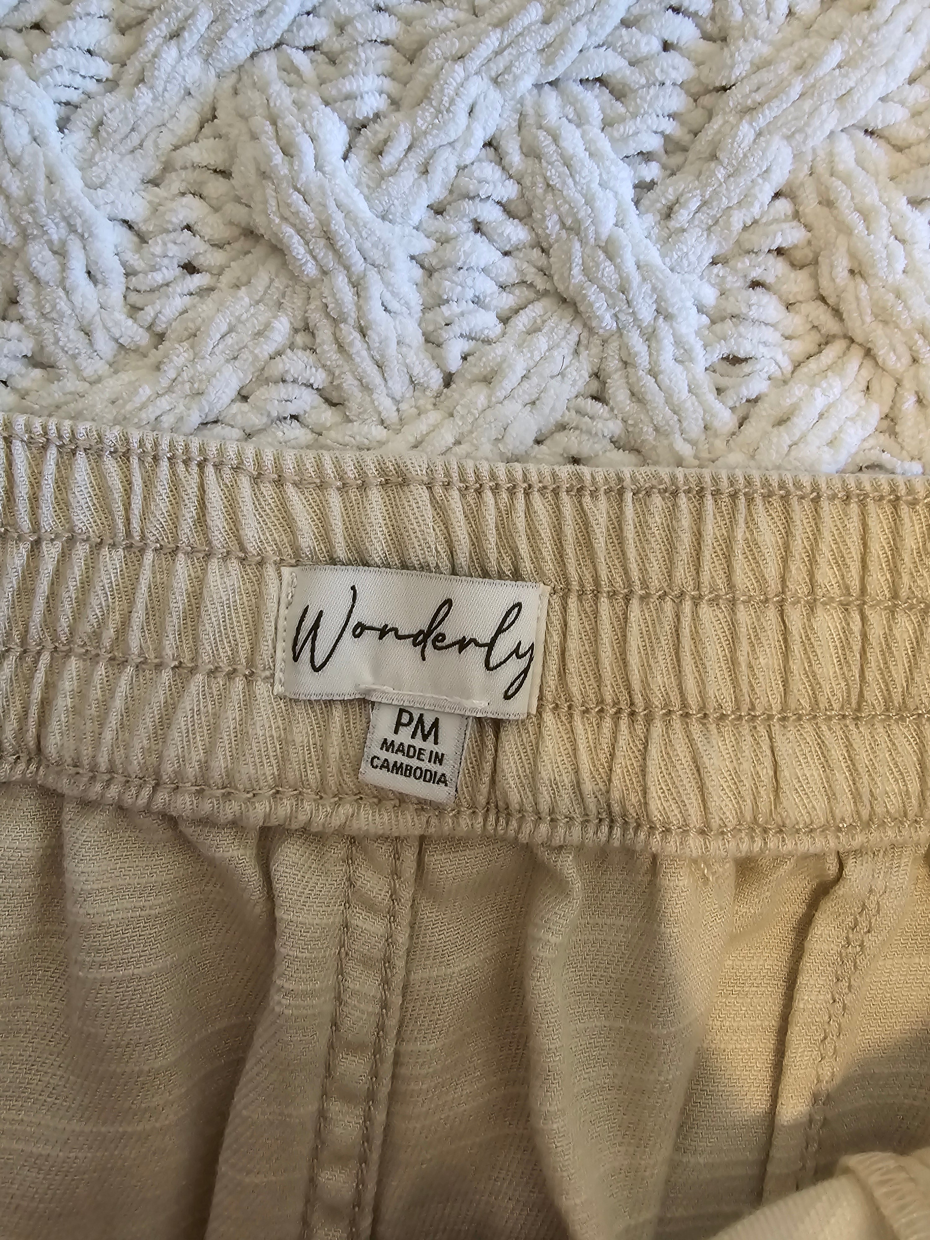 Wonderly Cream Cargo Pants (MP)