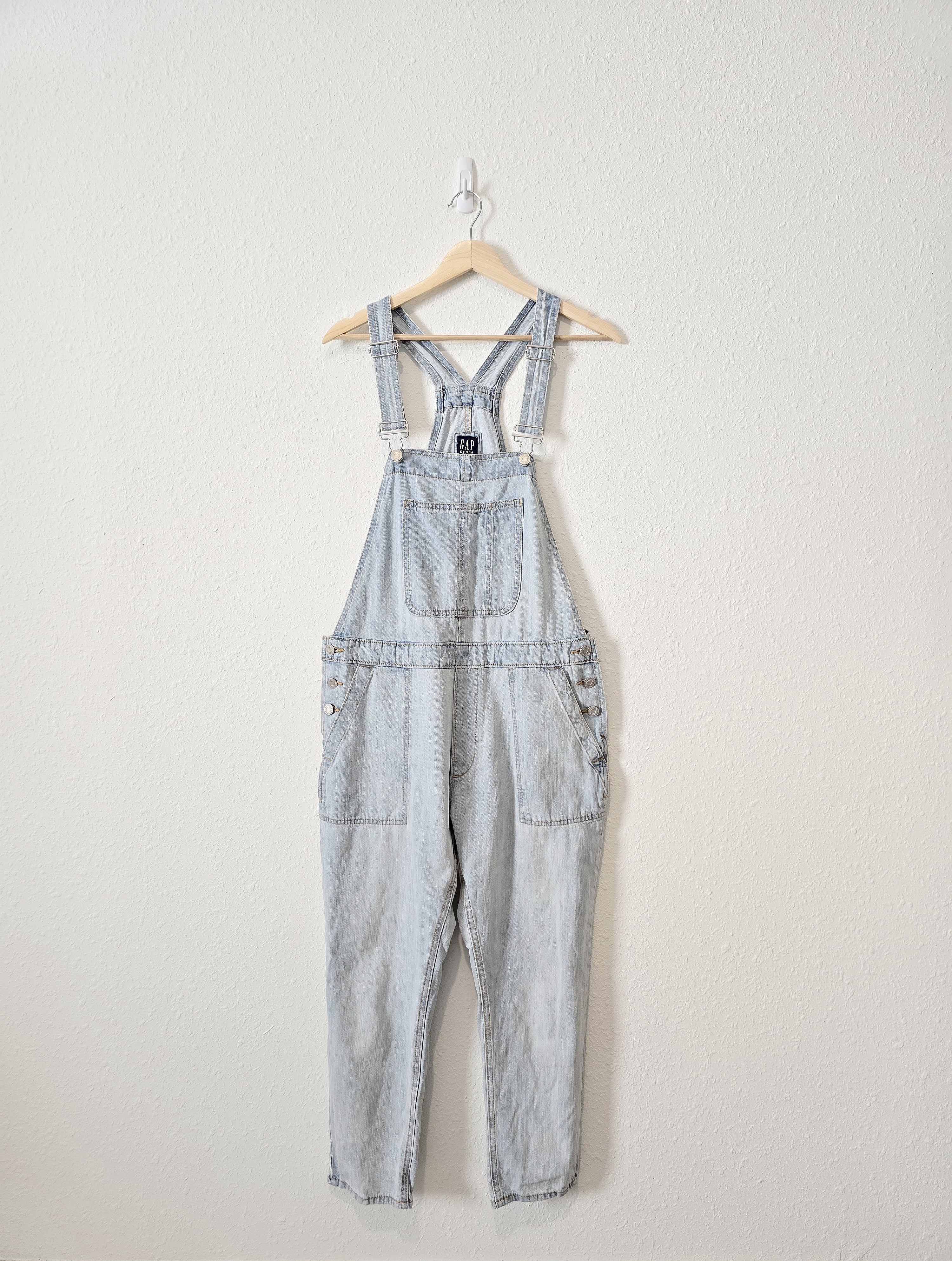 Gap Light Wash Denim Overalls (M)