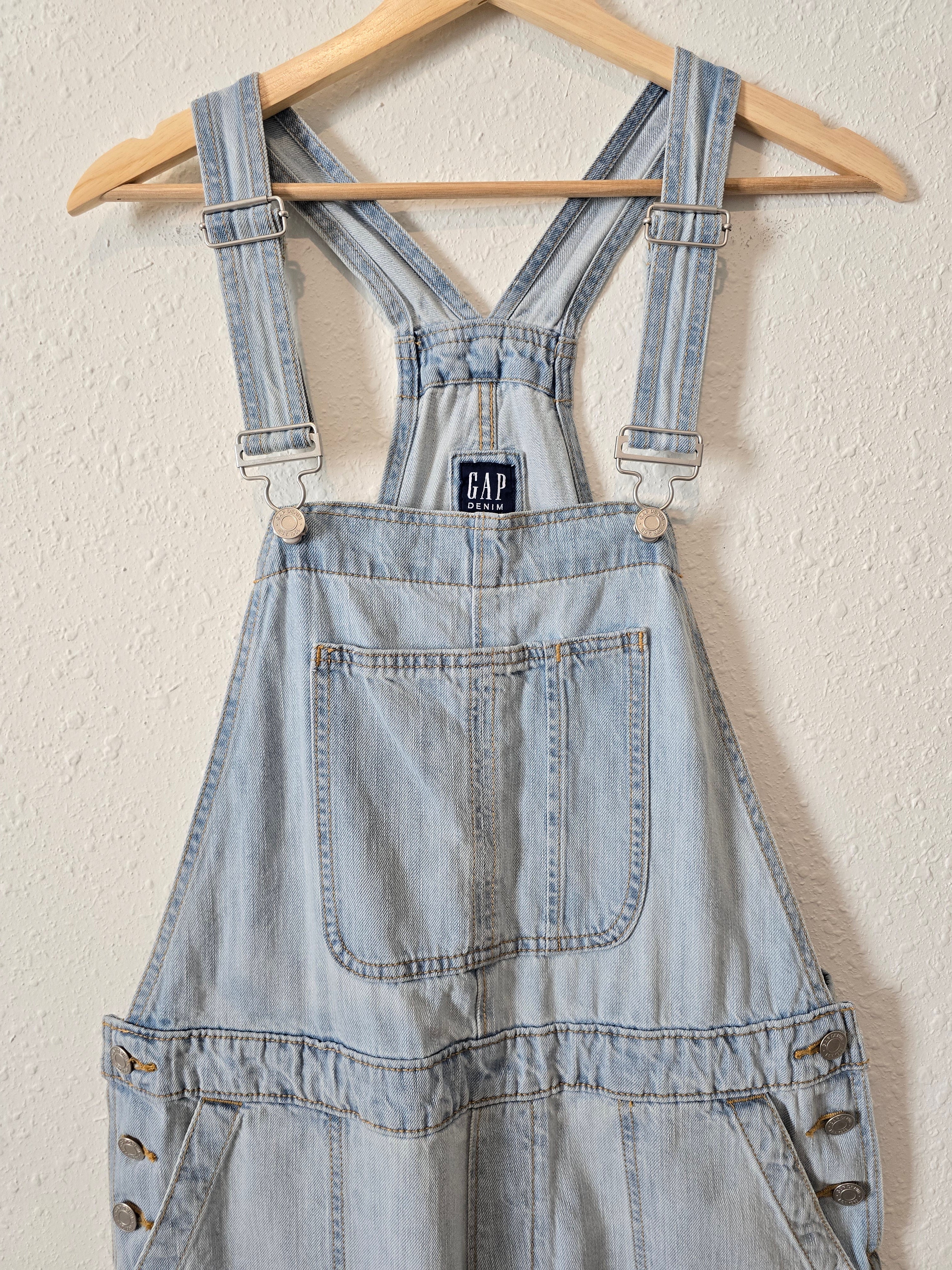 Gap Light Wash Denim Overalls (M)