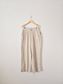 NEW Beachy Linen Blend Pants (L)