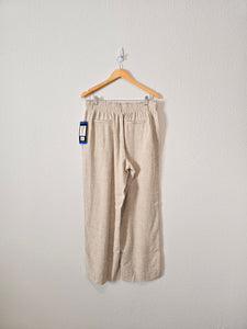 NEW Beachy Linen Blend Pants (L)