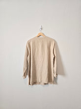 Load image into Gallery viewer, Vintage Embroidered Linen Jacket (M)
