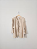 Vintage Embroidered Linen Jacket (M)