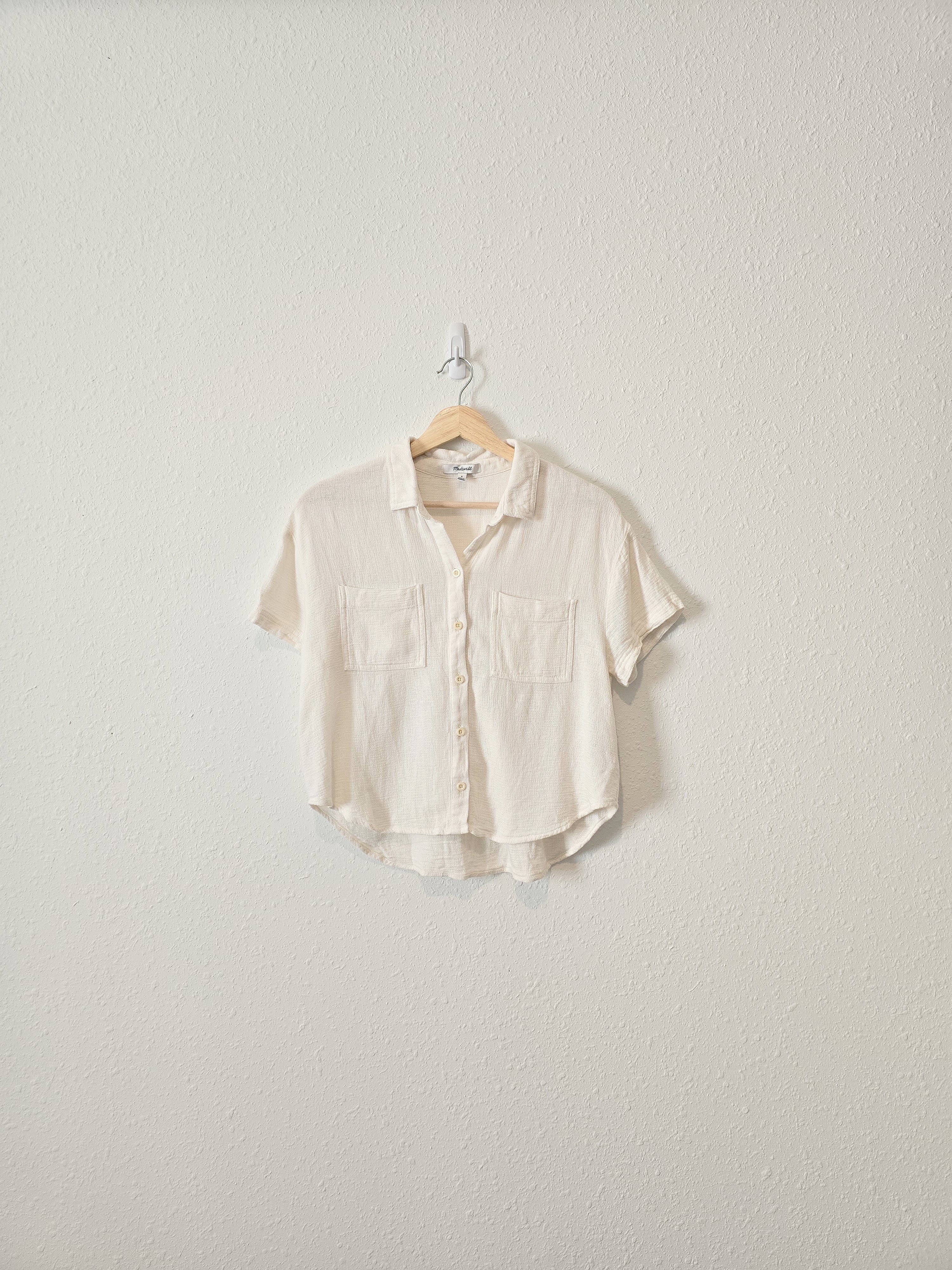 Madewell Textured Button Up (S)