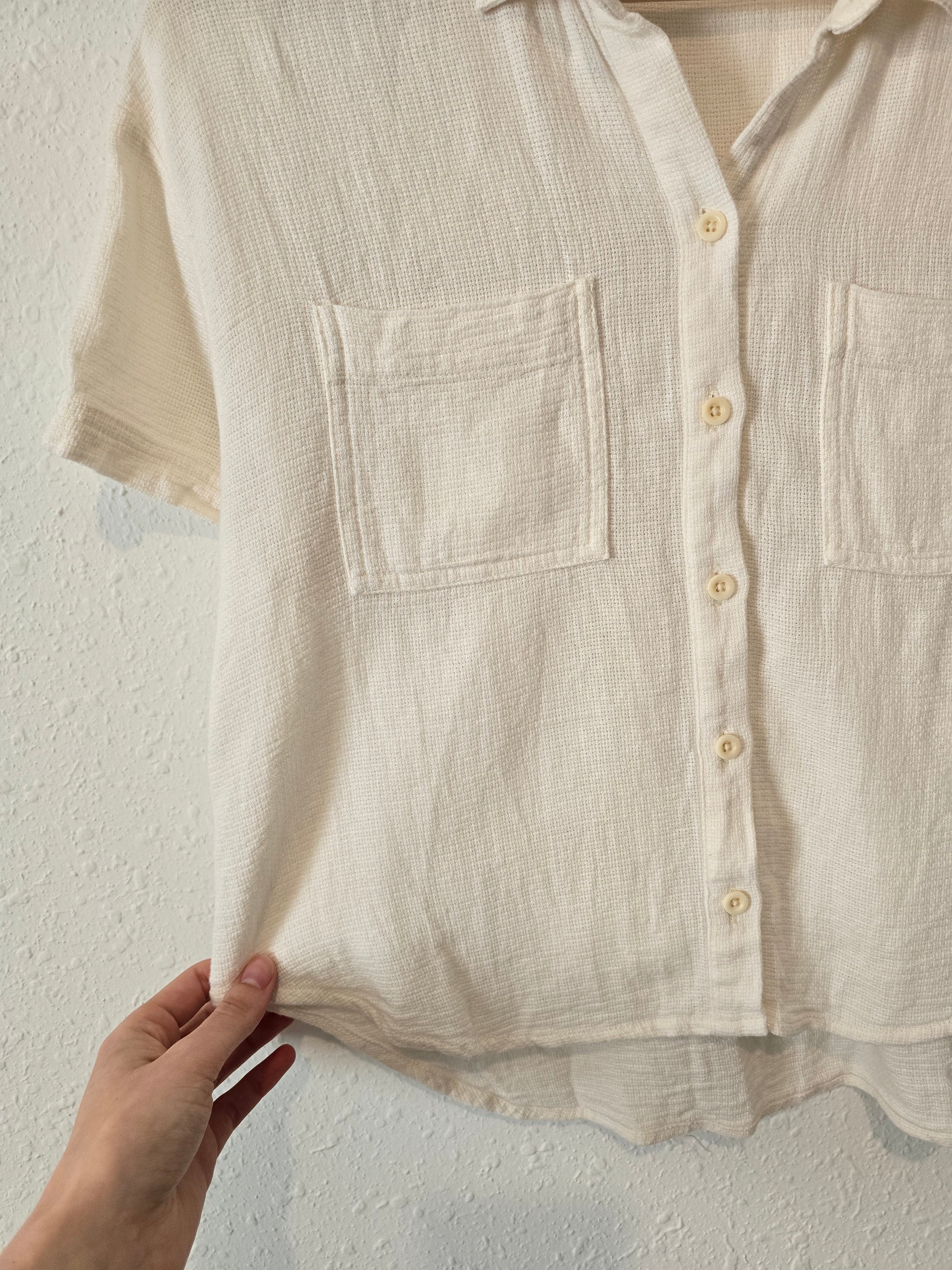 Madewell Textured Button Up (S)