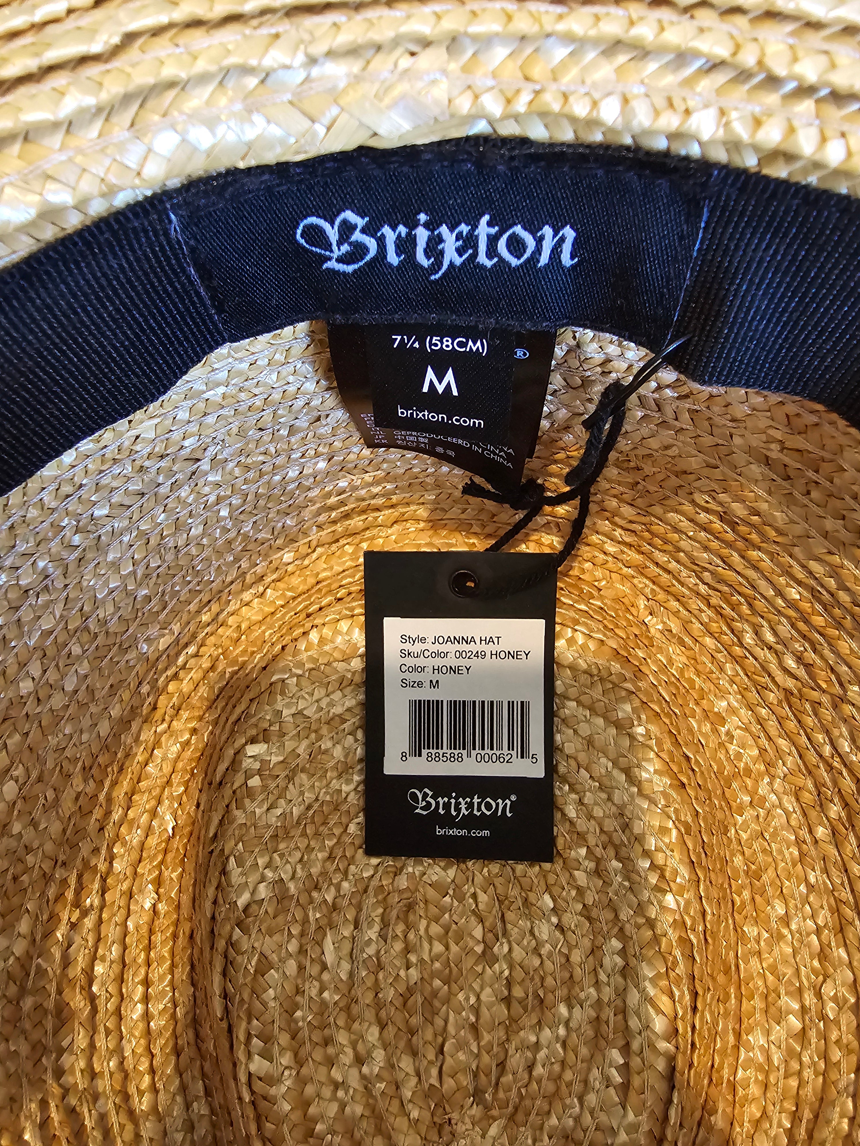 NEW Brixton Straw Hat (M)