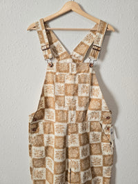 NEW Brixton Neutral Floral Overalls (M)