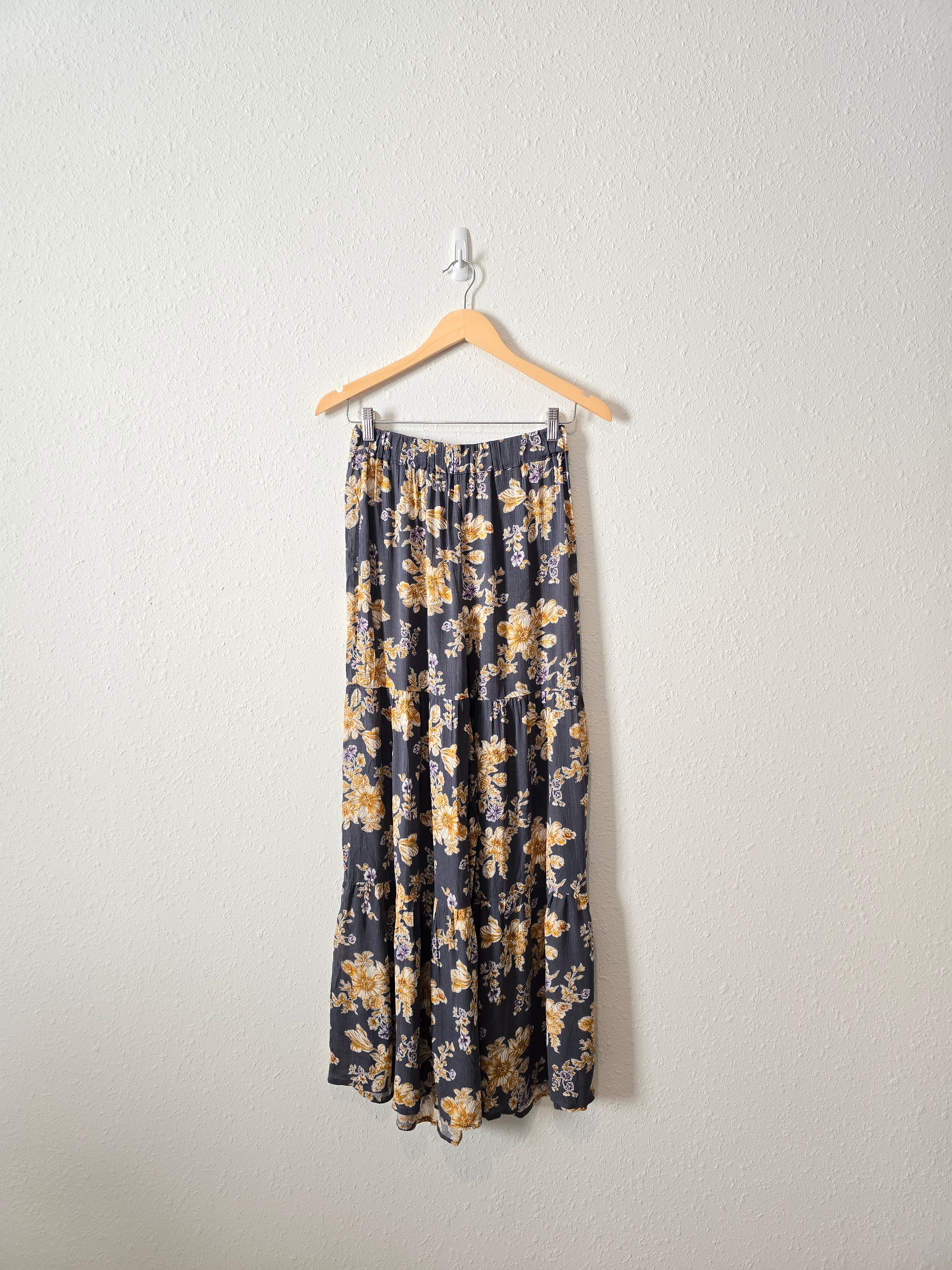 NEW Floral Wide Leg Flowy Pant (S)