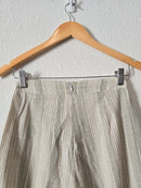 Sage Striped Wide Leg Pants (XS)