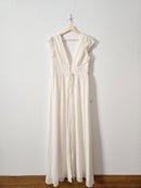 NEW Lulus Cream Maxi Dress (L)