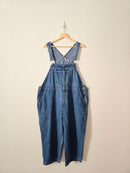 Vintage Denim Overalls (22W)